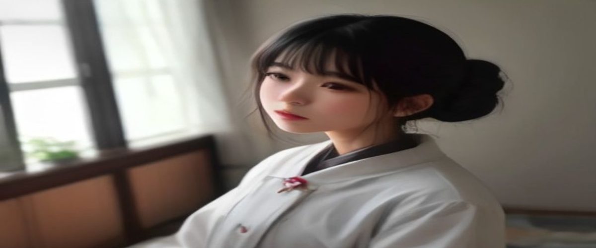 医疗健康背景下专业女医生在明亮诊室内微笑面对镜头，传递女性阴道健康科普的专业与温暖氛围，藏青白色调干净专业